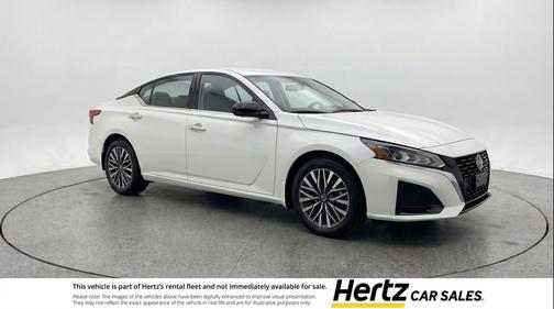 Glacier White 2025 Nissan Altima SV FWD