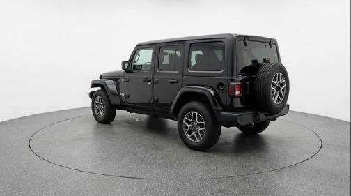 Black Clearcoat 2025 Jeep Wrangler 4-Door Sahara 4x4