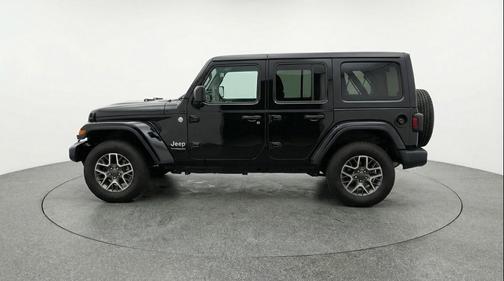 Black Clearcoat 2025 Jeep Wrangler 4-Door Sahara 4x4