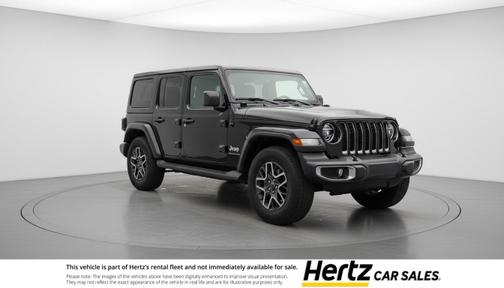 Black Clearcoat 2025 Jeep Wrangler 4-Door Sahara 4x4