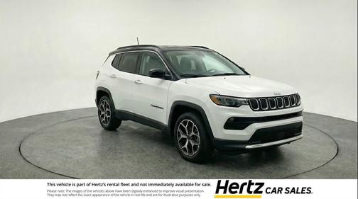 Bright White Clearcoat 2025 Jeep Compass Limited