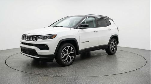 Bright White Clearcoat 2025 Jeep Compass Limited