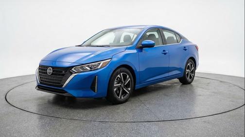 Electric Blue Metallic 2025 Nissan Sentra SV