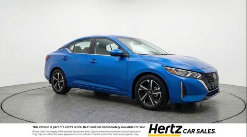 Electric Blue Metallic 2025 Nissan Sentra SV