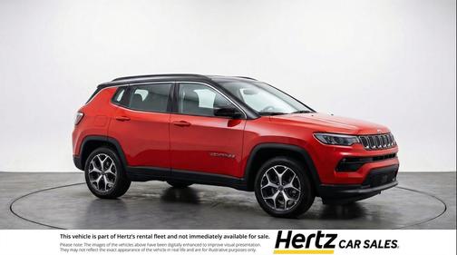 Red Hot Pearlcoat 2025 Jeep Compass Limited