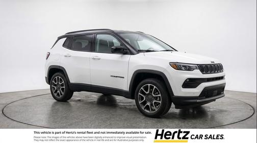 Bright White Clearcoat 2025 Jeep Compass Trailhawk