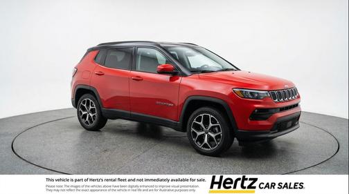 Red Hot Pearlcoat 2025 Jeep Compass Limited