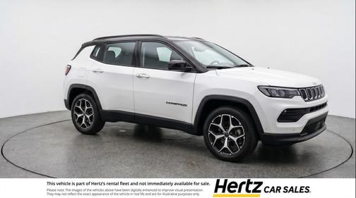 Bright White Clearcoat 2025 Jeep Compass Limited