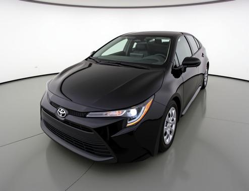 Midnight Black Metallic 2025 Toyota Corolla LE