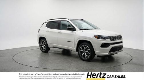 Bright White Clearcoat 2025 Jeep Compass Limited