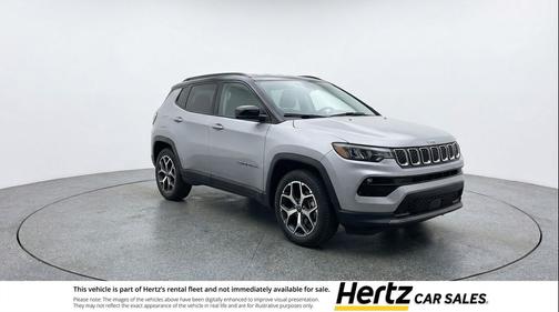 Silver Zynith Metallic Clearcoat 2025 Jeep Compass Limited