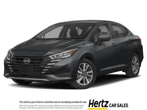Super Black 2025 Nissan Versa 1.6 SV
