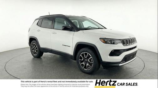 Bright White Clearcoat 2025 Jeep Compass Trailhawk