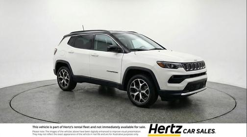 Bright White Clearcoat 2025 Jeep Compass Limited