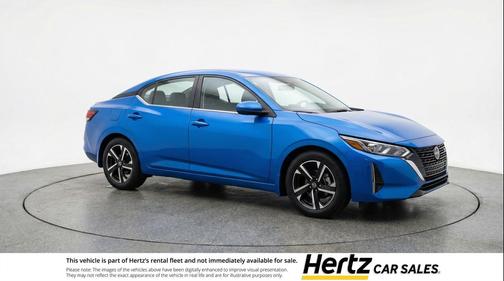 Electric Blue Metallic 2025 Nissan Sentra SV