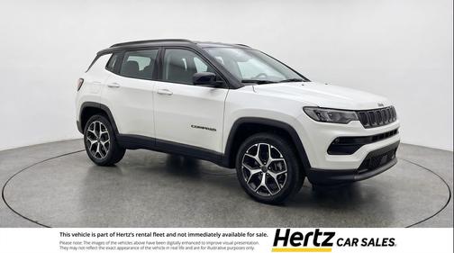 Bright White Clearcoat 2025 Jeep Compass Limited