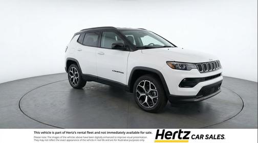 Bright White Clearcoat 2025 Jeep Compass Limited