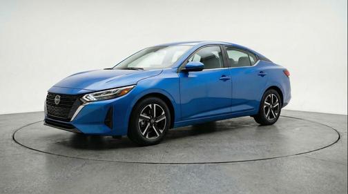 Electric Blue Metallic 2025 Nissan Sentra SV