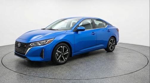 Electric Blue Metallic 2025 Nissan Sentra SV