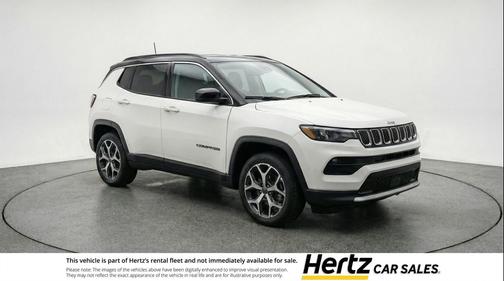 Bright White Clearcoat 2025 Jeep Compass Limited