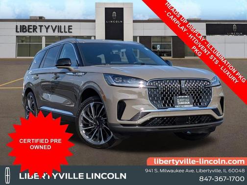 Harbor Gray 2025 Lincoln Aviator Reserve AWD