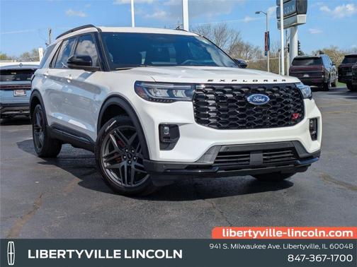 Star White 2025 Ford Explorer ST