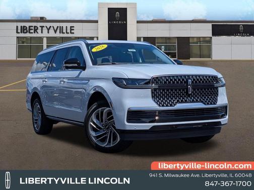 Crystal White Metallic 2026 Lincoln Navigator L Reserve