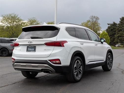 Quartz White 2019 Hyundai SANTA FE Ultimate