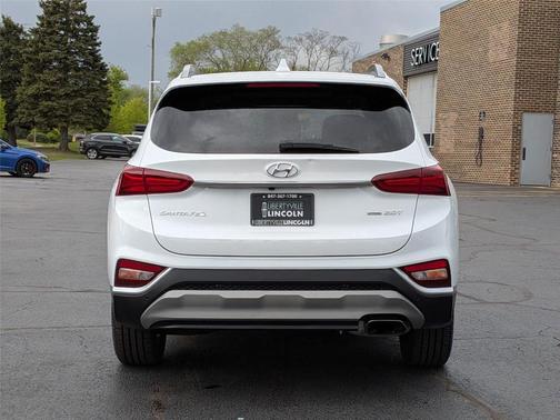 Quartz White 2019 Hyundai SANTA FE Ultimate
