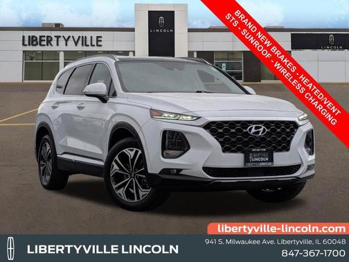 Quartz White 2019 Hyundai SANTA FE Ultimate