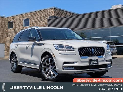 Ceramic Pearl Metallic 2022 Lincoln Aviator Grand Touring