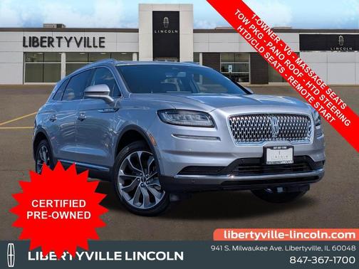 Silver Radiance Metallic 2023 Lincoln Nautilus Reserve