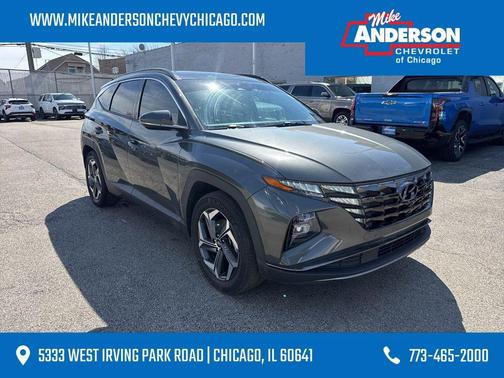 Amazon Gray 2022 Hyundai TUCSON Limited