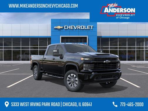Black 2026 Chevrolet Silverado 2500 Custom