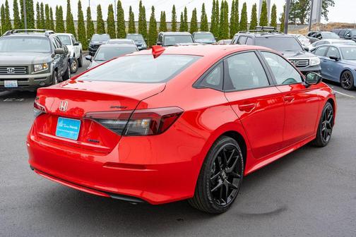 Rallye Red 2026 Honda Civic Hybrid Sport