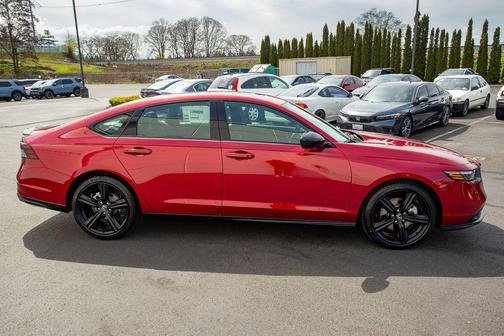 Radiant Red Metallic 2026 Honda Accord Hybrid Sport-L