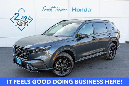 Meteorite Gray Metallic 2026 Honda CR-V Hybrid Sport-L AWD