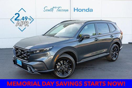 Meteorite Gray Metallic 2026 Honda CR-V Hybrid Sport-L AWD
