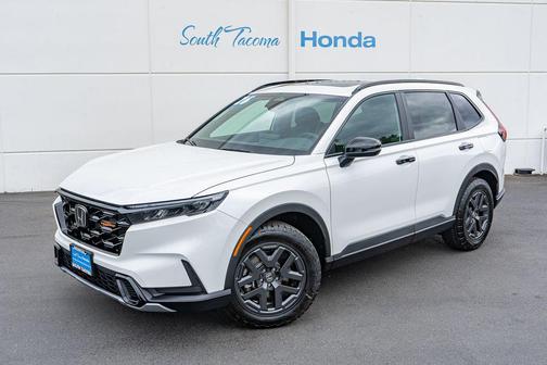 Platinum White Pearl 2026 Honda CR-V Hybrid TrailSport AWD