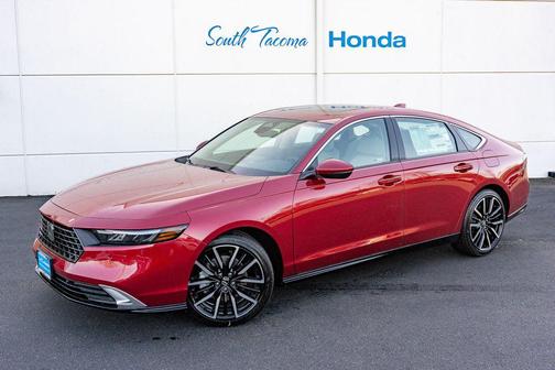 Radiant Red Metallic 2026 Honda Accord Hybrid Touring