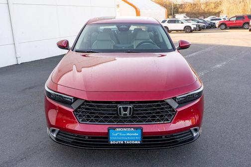 Radiant Red Metallic 2026 Honda Accord Hybrid Touring