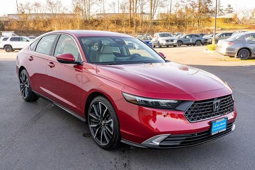 Radiant Red Metallic 2026 Honda Accord Hybrid Touring