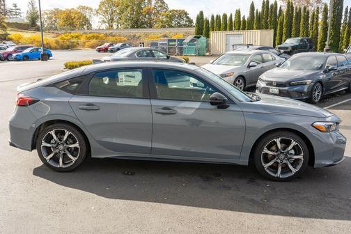 Urban Gray Pearl 2026 Honda Civic Hybrid Sport Touring