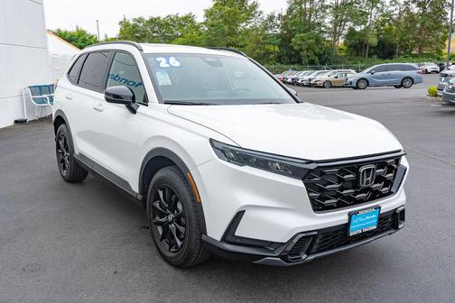 Platinum White Pearl 2026 Honda CR-V Hybrid Sport-L AWD
