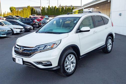 White Diamond Pearl 2016 Honda CR-V EX-L