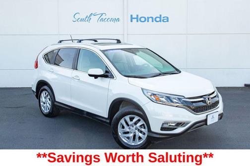 White Diamond Pearl 2016 Honda CR-V EX-L