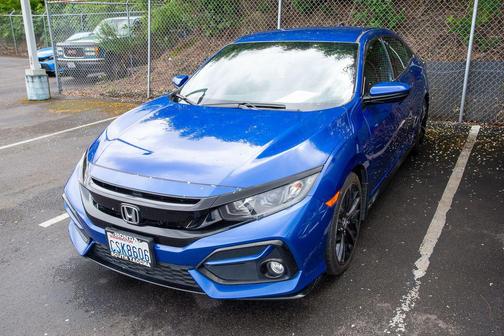 Aegean Blue Metallic 2020 Honda Civic Sport