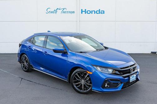 Aegean Blue Metallic 2020 Honda Civic Sport