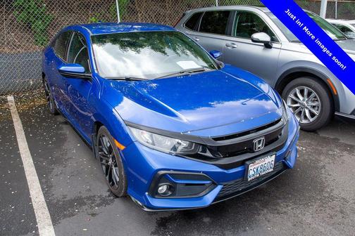 Aegean Blue Metallic 2020 Honda Civic Sport