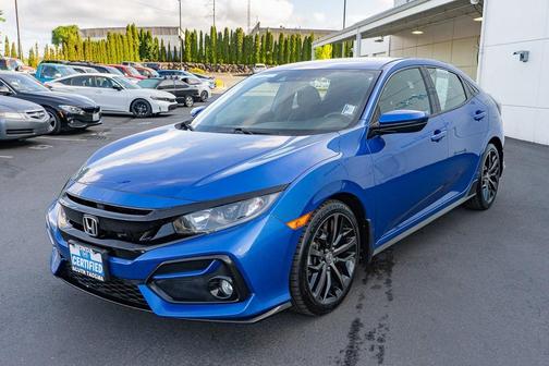 Aegean Blue Metallic 2020 Honda Civic Sport
